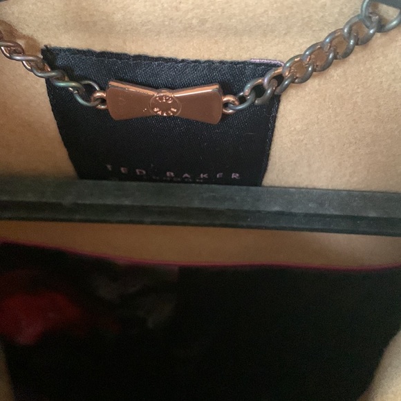 TED BAKER London coat. Camel color. Rose gold trimmings. Winter coat - Picture 8 of 17